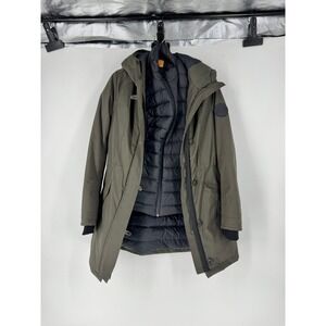 Ugg 3 in 1 Adirondack Olive Green Hooded Parka